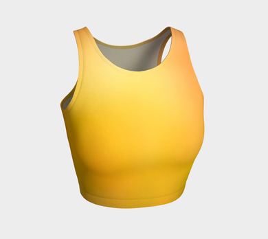 Sunrise - athletic crop top.